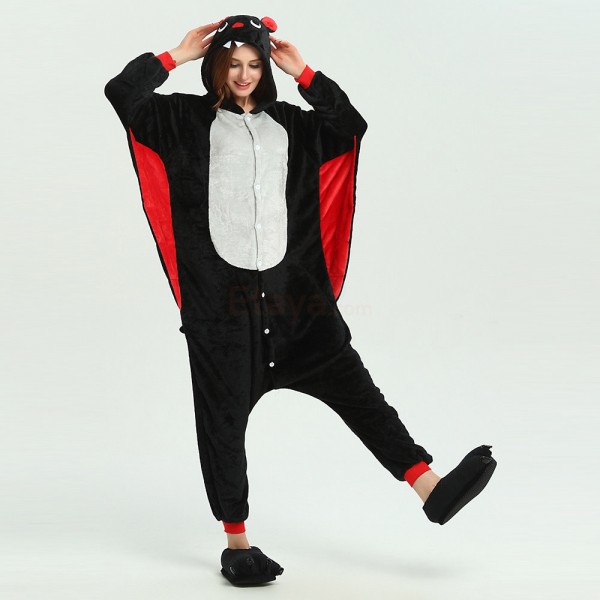 Adult Animal Costume Bat Kigurumi Onesies Pajamas