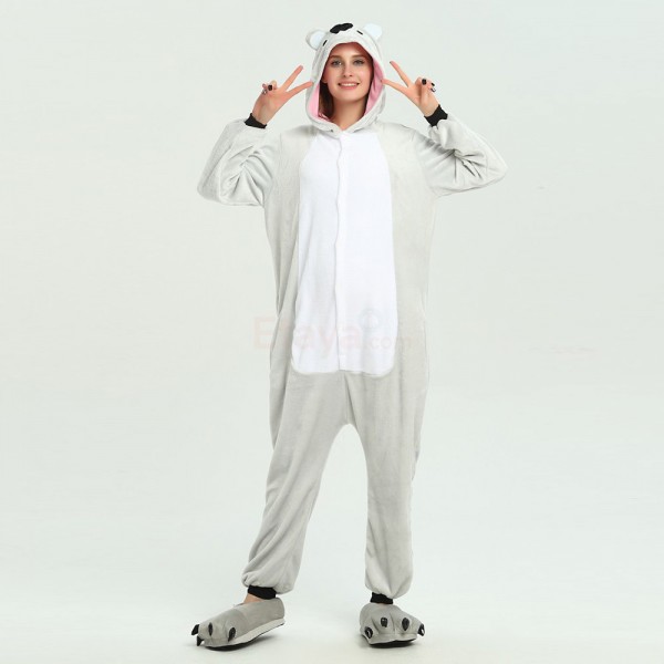 Adult Koala Kigurumi Animal Onesie Pajama Costumes