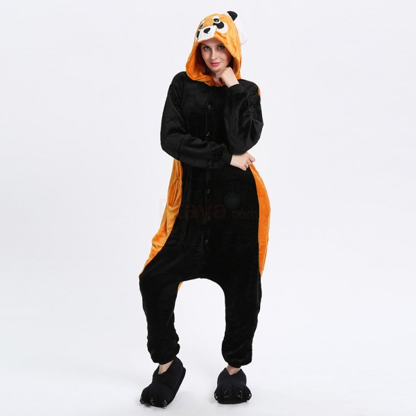 Adult Raccoon Kigurumi Animal Onesie Pajama Costumes