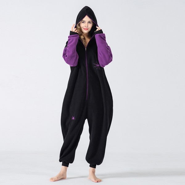 Adult Spiderman Pajamas Autumn and Winter Onesie Kigurumi