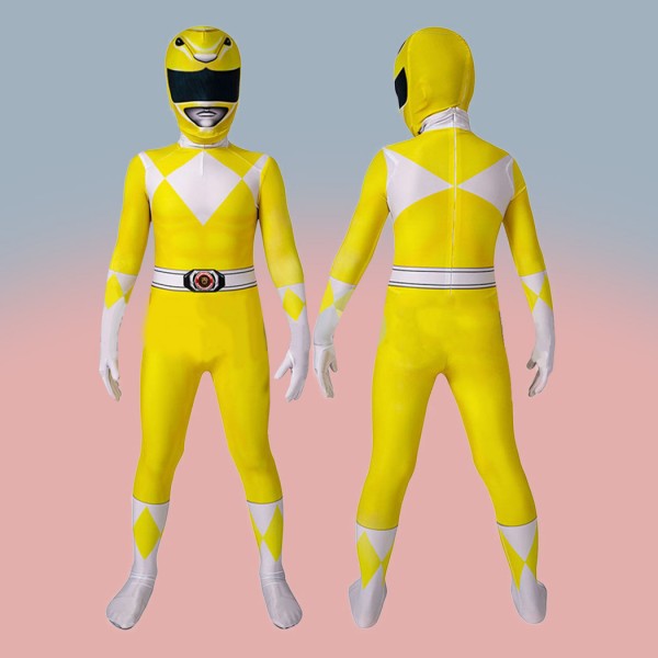 Ready To Ship Kids Yellow Ranger Cosplay Costume