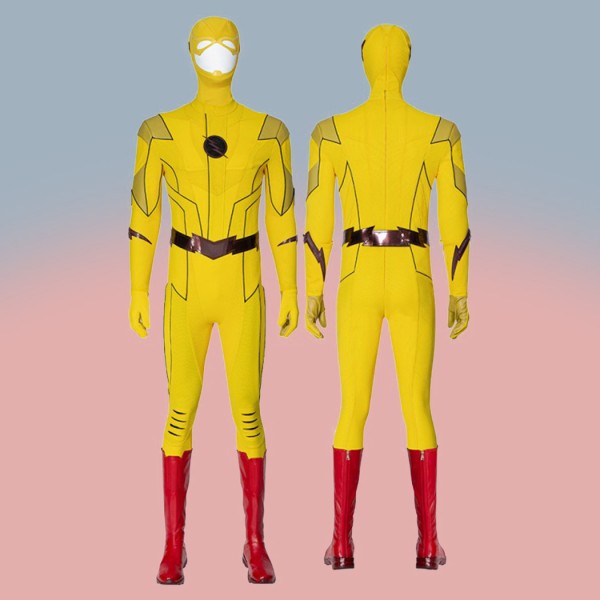 Eobard Thawne Yellow Costume Barry Allen The Flash Season 9 Cosplay Suit