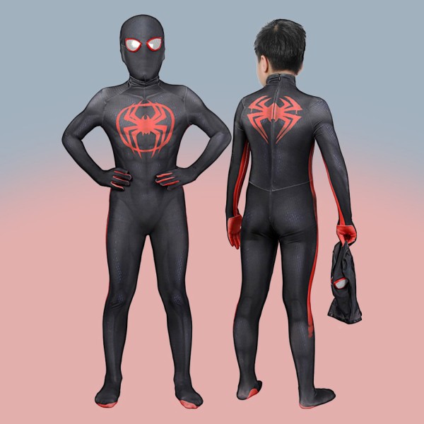 Kids Spider-Man: Across the Spider-Verse Suit Miles Morales Cosplay Costume