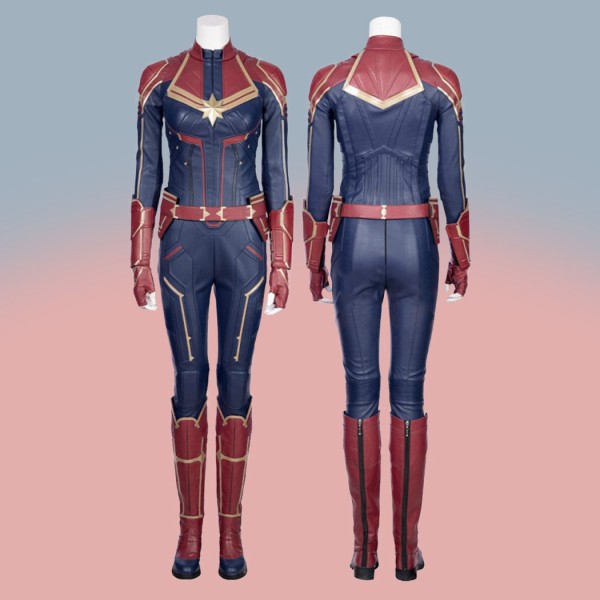 Carol Danvers Cosplay Costume Captain Marvel Suit B Edition