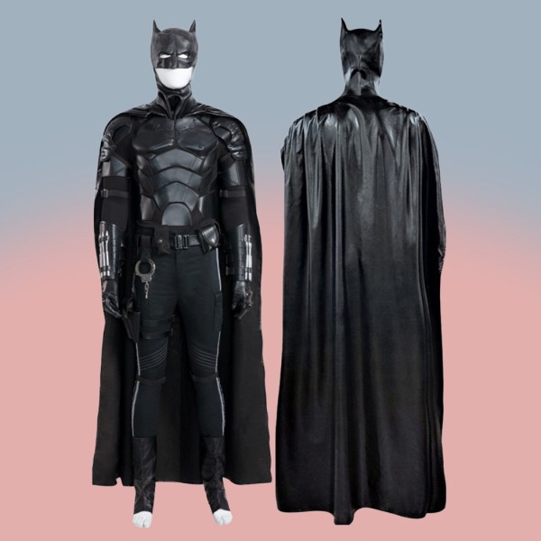 Robert Pattinson Cosplay Costume The Batman Halloween Suit