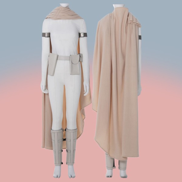 Star Wars Suit Padme Amidala White Cosplay Costume