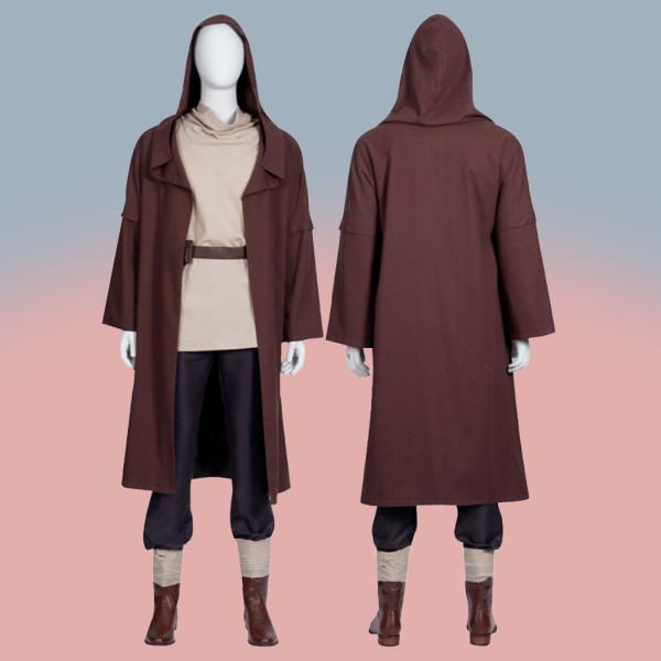 Star Wars Obi-Wan Costume Halloween Cosplay Suit