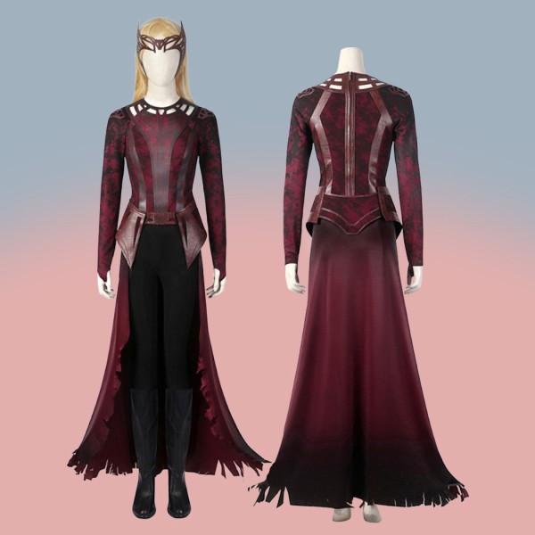 Wanda Maximoff Costume Doctor Strange in the Multiverse of Madness Scarlet Witch Suit