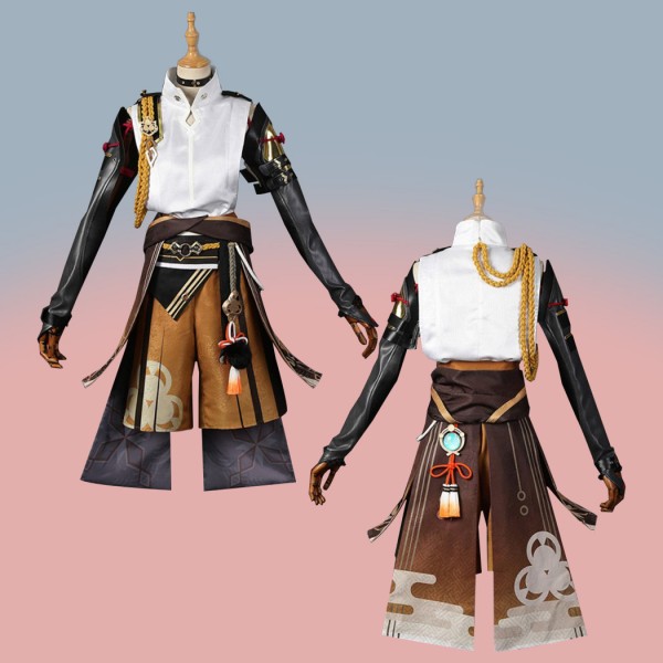 Shikanoin Heizou Cosplay Costume Genshin Impact Suit