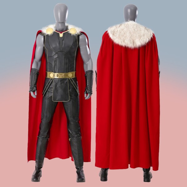 Thor 4 Love and Thunder Thor Cosplay Costume Thor New Black Suit