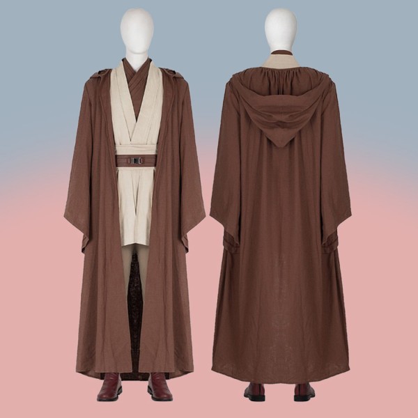 Obi-Wan Kenobi Cosplay Costume Star Wars Suit