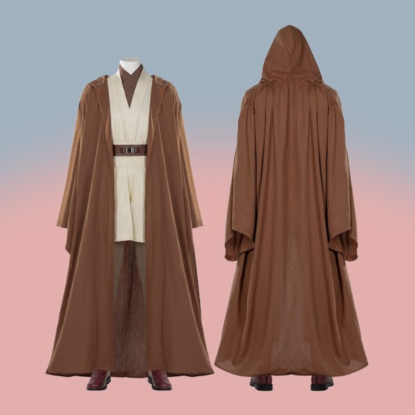 Star Wars Suit Obi Wan Kenobi Jedi Cosplay Costume