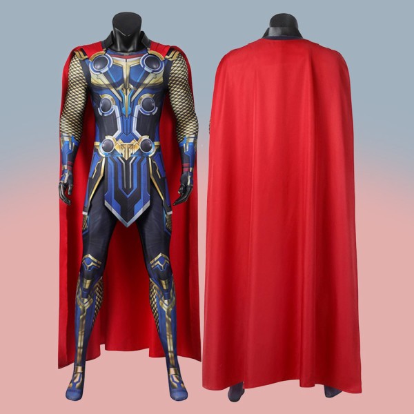 Thor Love and Thunder Costumes Thor Halloween Cosplay Jumpsuit