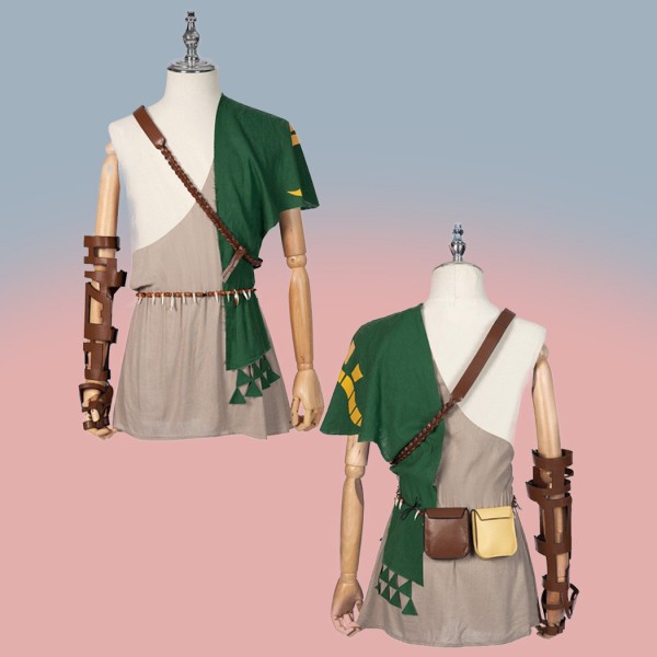 The sequel to The Legend of Zelda Breath of the Wild Costumes Link Halloween Cosplay Suit