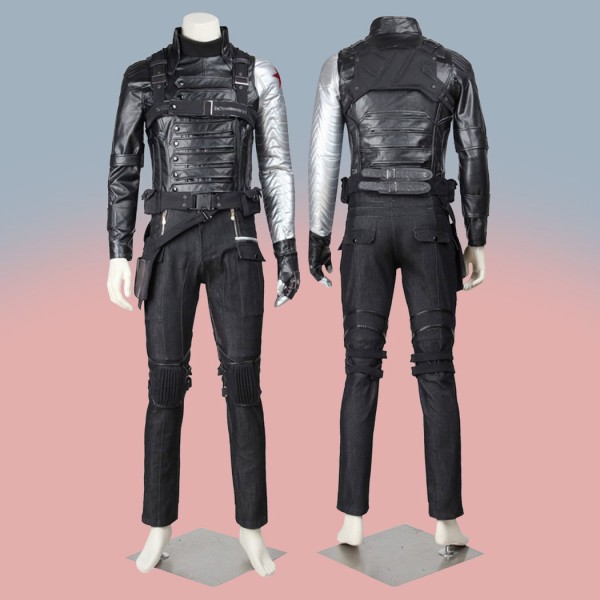 Captain America 2 The Winter Soldier Cosplay Suit Bucky Barnes Costume