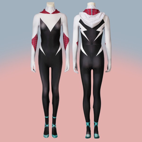 Spider-Gwen Cosplay Jumpsuit Spider-Man Into the Spider-Verse Costume