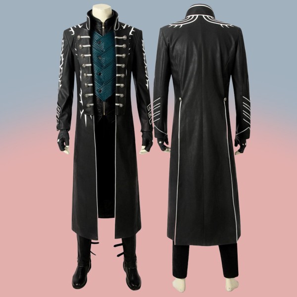 Vergil Cosplay Costume DMC Devil May Cry 5 Suit