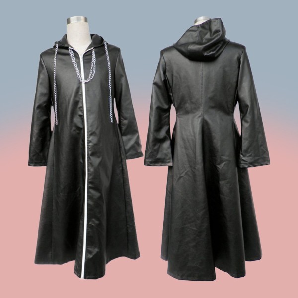 Hearts Organization XIII Cosplay Costume Kingdom Black Coat