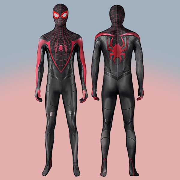 Spiderman Miles Morales Cosplay Jumpsuit Spider-Man 2 PS5 Costume