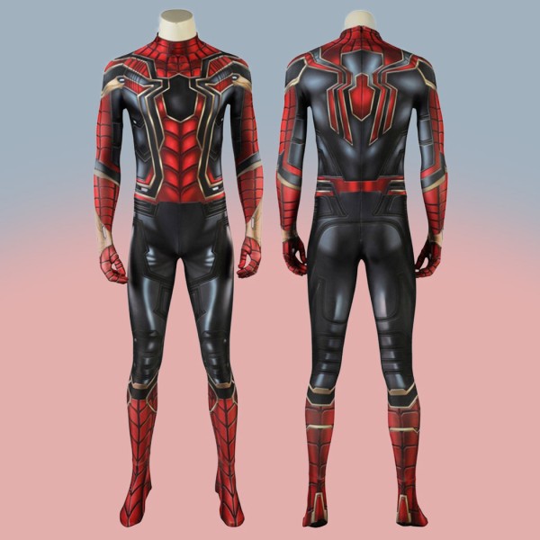Avengers 3 Infinity War Costumes Spider-Man Peter Parker Cosplay Jumpsuit