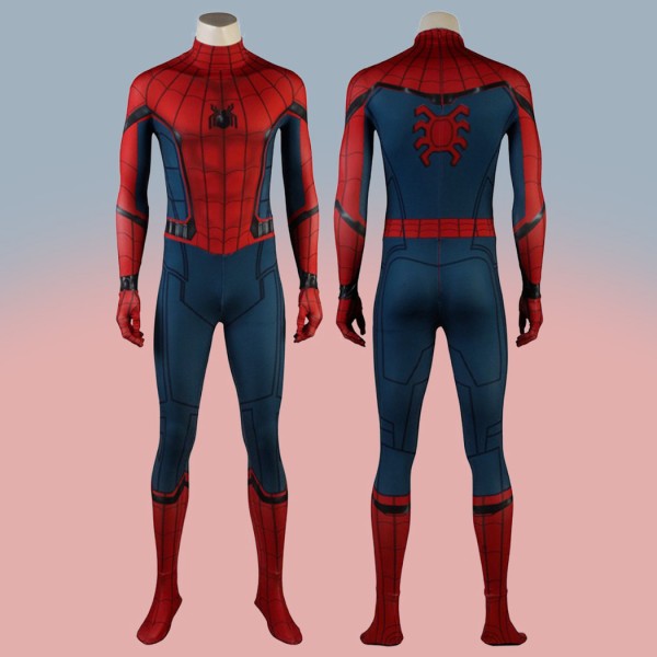 Captain America Civil War Costume Spider-Man 3D Spandex Cosplay Jumpsuit