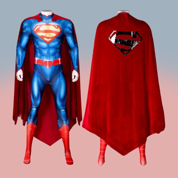 New Superman 52 Jumpsuit Kal Cosplay Costumes