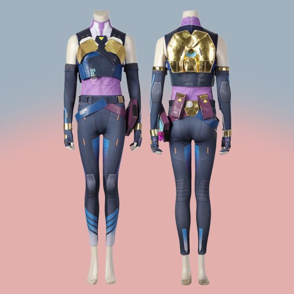 Neon Cosplay Costume Game Valorant Suit