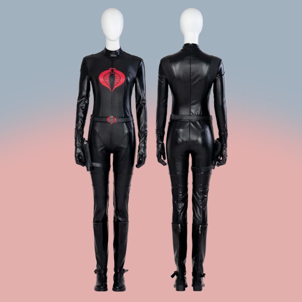 G I Joe The Rise of Cobra Baroness Black Suit G I Joe Cosplay Costume