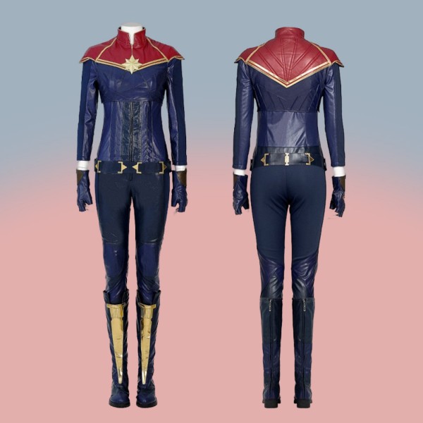 Carol Danvers Blue Costume 2022 New Captain Marvel Cosplay Suit