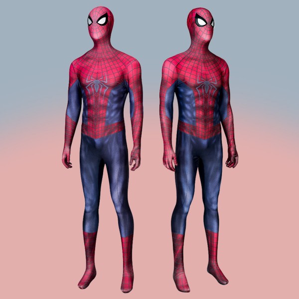 Peter Parker Jumpsuit The Amazing Spider-Man 2 Andrew Garfield Cosplay Costume