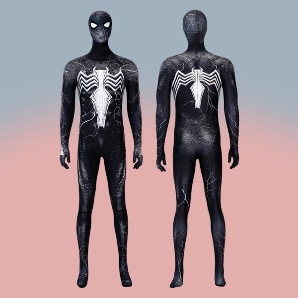The Amazing Spiderman Black Suit Venom Symbiote Cosplay Costume