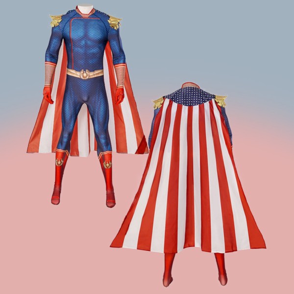 Homelander Jumpsuit The Boys Season 1 Cosplay Costume