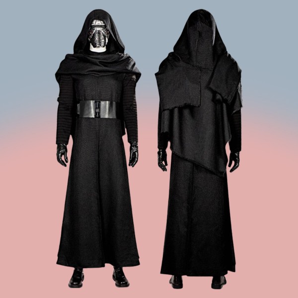 Kylo Ren Black Cosplay Costumes Star Wars 7 The Force Awakens Suit