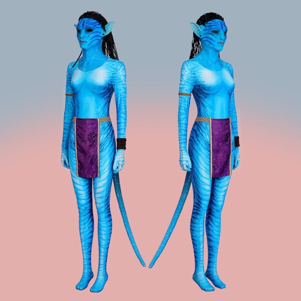 Neytiri Blue Cosplay Jumpsuit Avatar 2 The Way of Water Costume