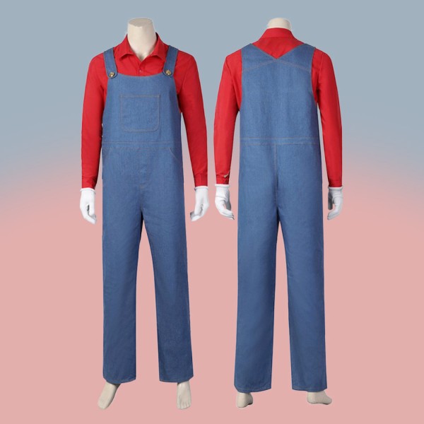 The Super Mario Bros Movie Suit Mario Cosplay Costumes