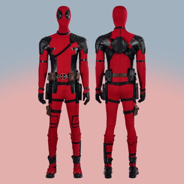 Knitted Version 2023 Deadpool Costumes Wade Wilson Deadpool 2 Halloween Cosplay Suit