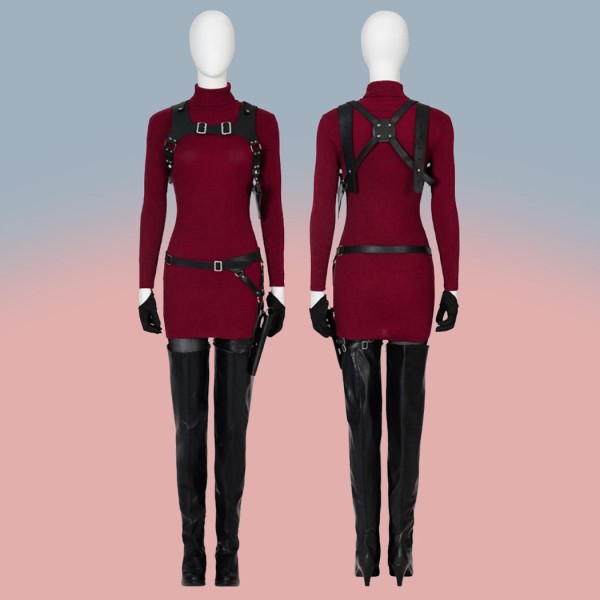 Resident Evil 4 Remake Cosplay Suit Ada Wong Costumes