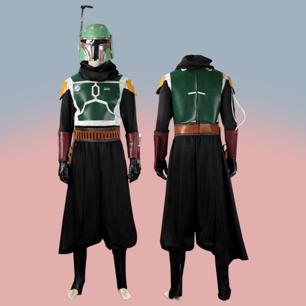 The Mandalorian Season 2 Costumes Boba Fett Halloween Cosplay Suit