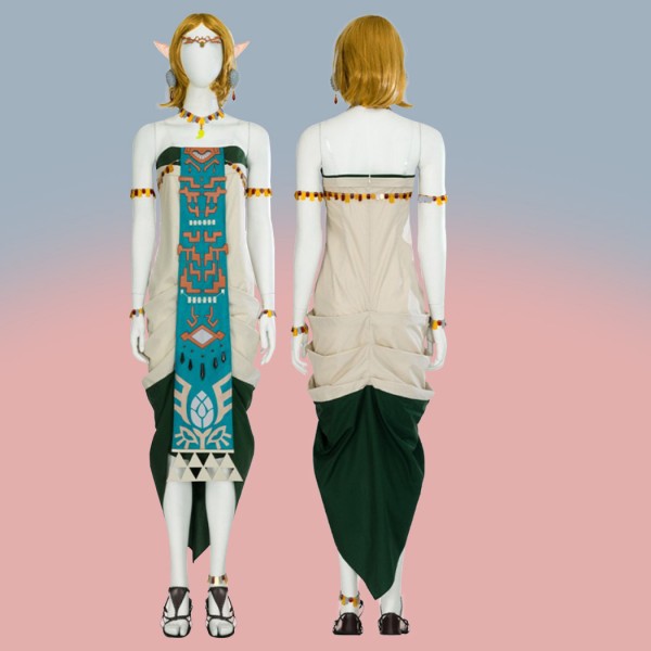 Tears of the Kingdom Costumes The Legend of Zelda Princess Cosplay Dress