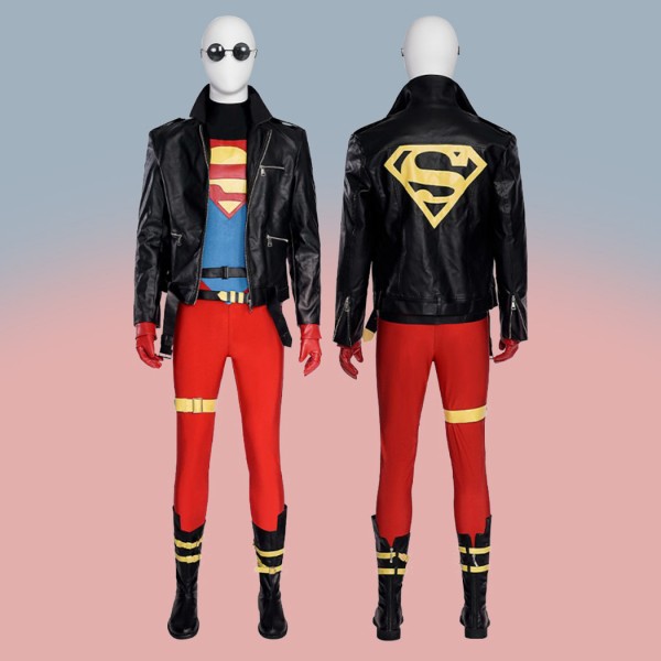 Conner Kent Cosplay Costumes Superboy Jumpsuit