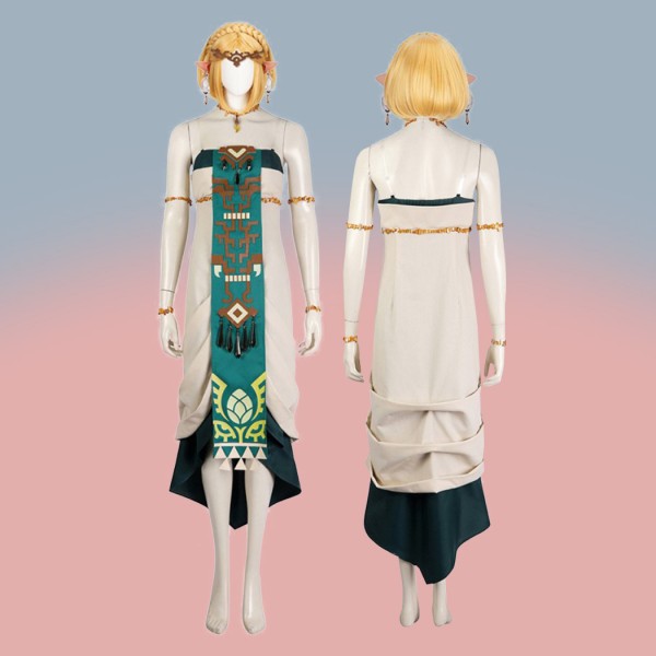 The Legend of Zelda Tears of the Kingdom Cosplay Costumes Princess Zelda Suit