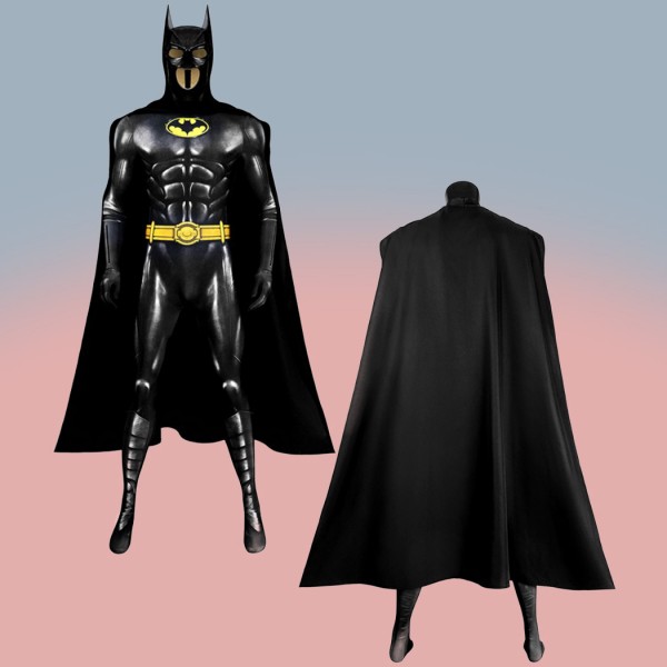 2023 Batman Bruce Wayne Cosplay Costumes The Flash Michael Keaton Jumpsuit