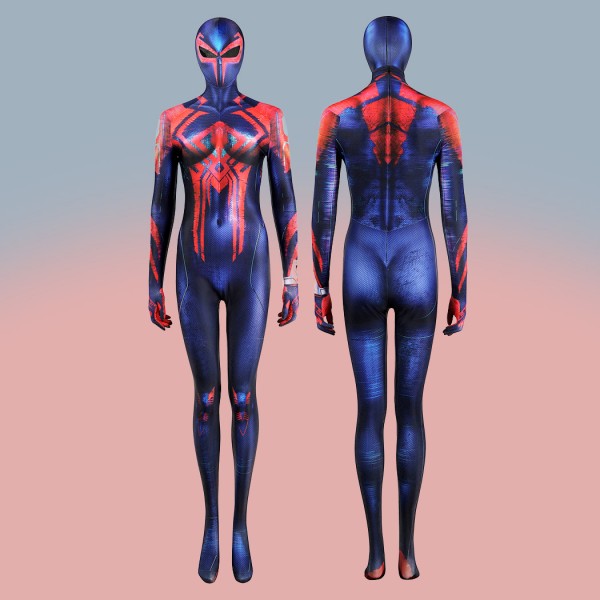 2099 Miguel O'Hara Costumes Across The Spider-Verse Spiderman Halloween Cosplay Suit