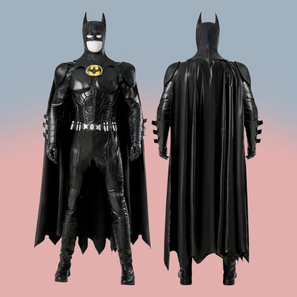 Michael Keaton Halloween Jumpsuit Batman Cosplay Costumes