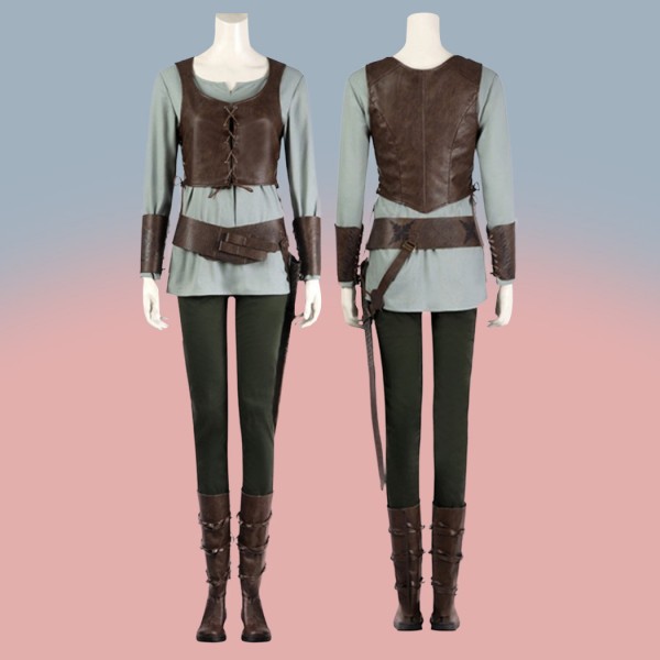 Ciri Witcher Cosplay Costumes The Witcher 3 Wild Hunt Suit Halloween Outfit for Women