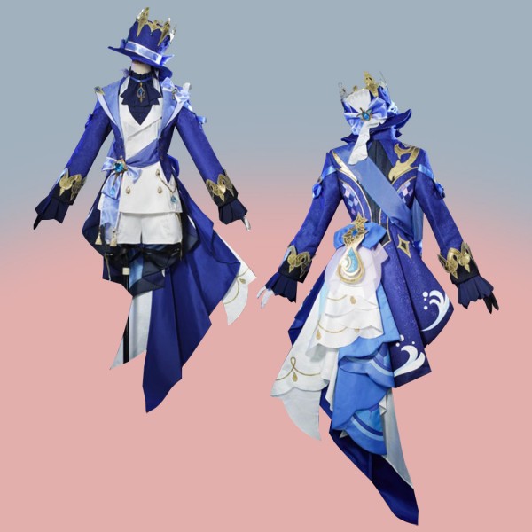 Game Genshin Impact Halloween Suit 2023 Focalors Cosplay Costumes