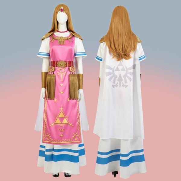 New Princess Zelda Cosplay Costumes Super Smash Bros Suit The Legend of Zelda Dress