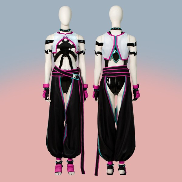 Street Fighter 6 Costumes Han Juri Cosplay Suit