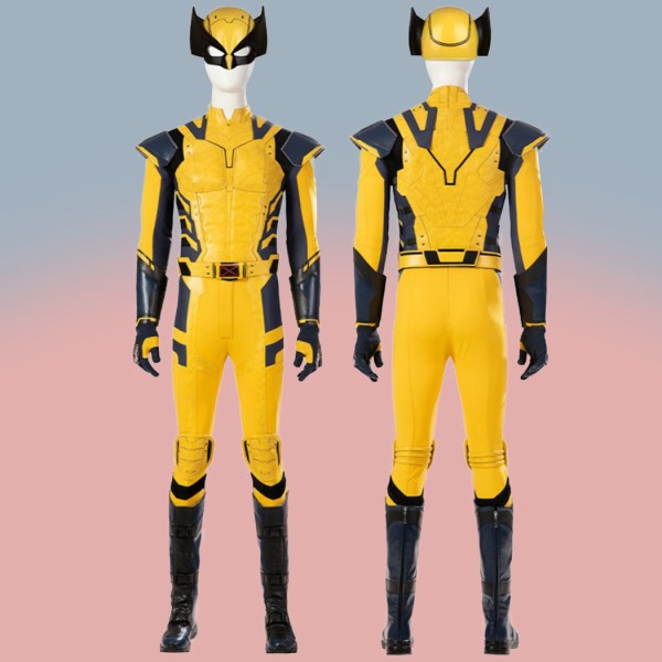 Deadpool 3 Wolverine Cosplay Costumes Logan Yellow Male Halloween Suit