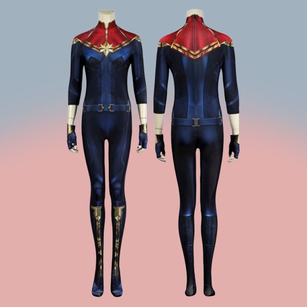 Carol Danvers Cosplay Jumpsuit The Marvels Costumes Captain Marvel 2 Polyester Suit for Women